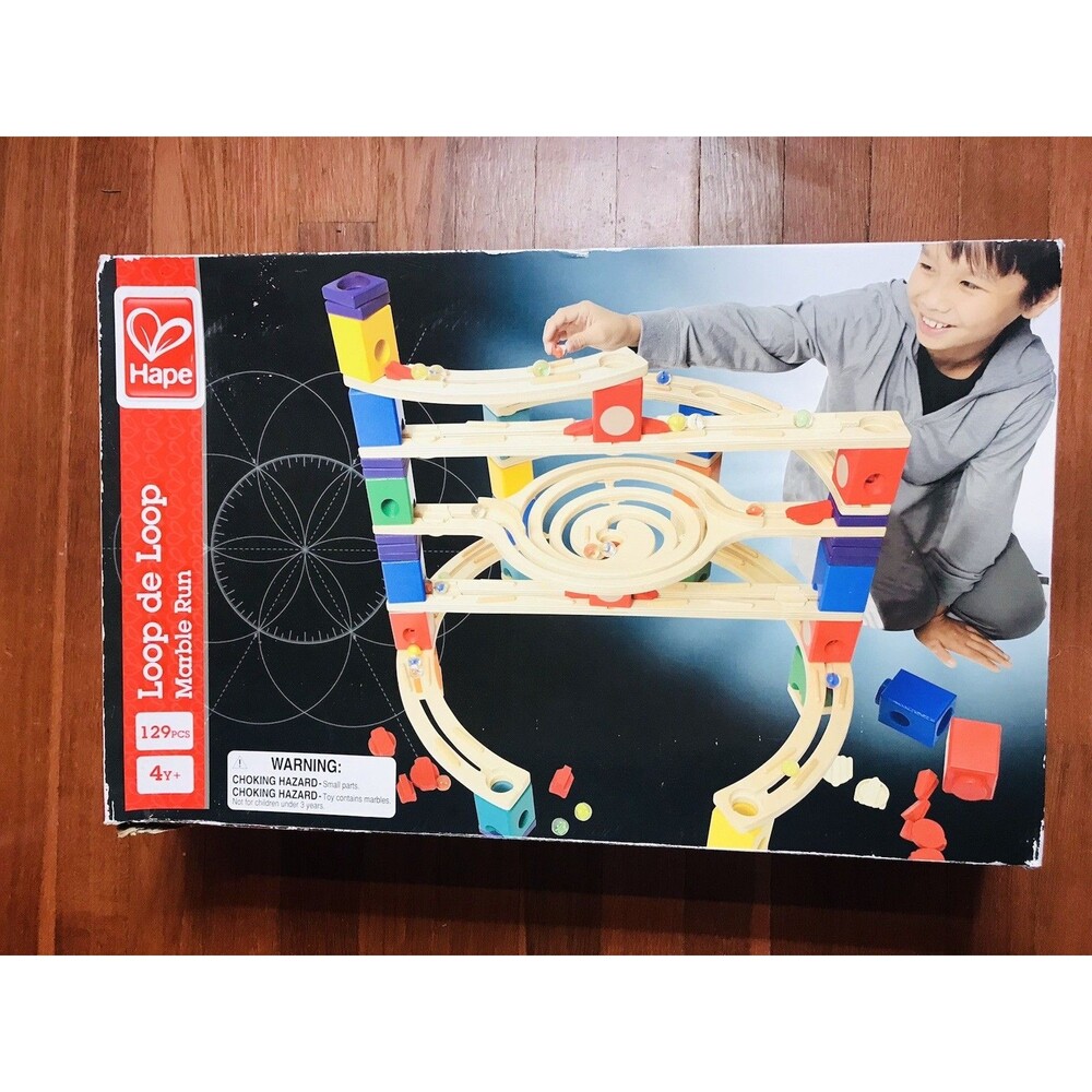 Hape Quadrilla Wooden Marble Run Construction- Missing Pieces